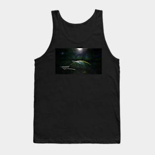 Wet Leaf Lens Flare Tank Top